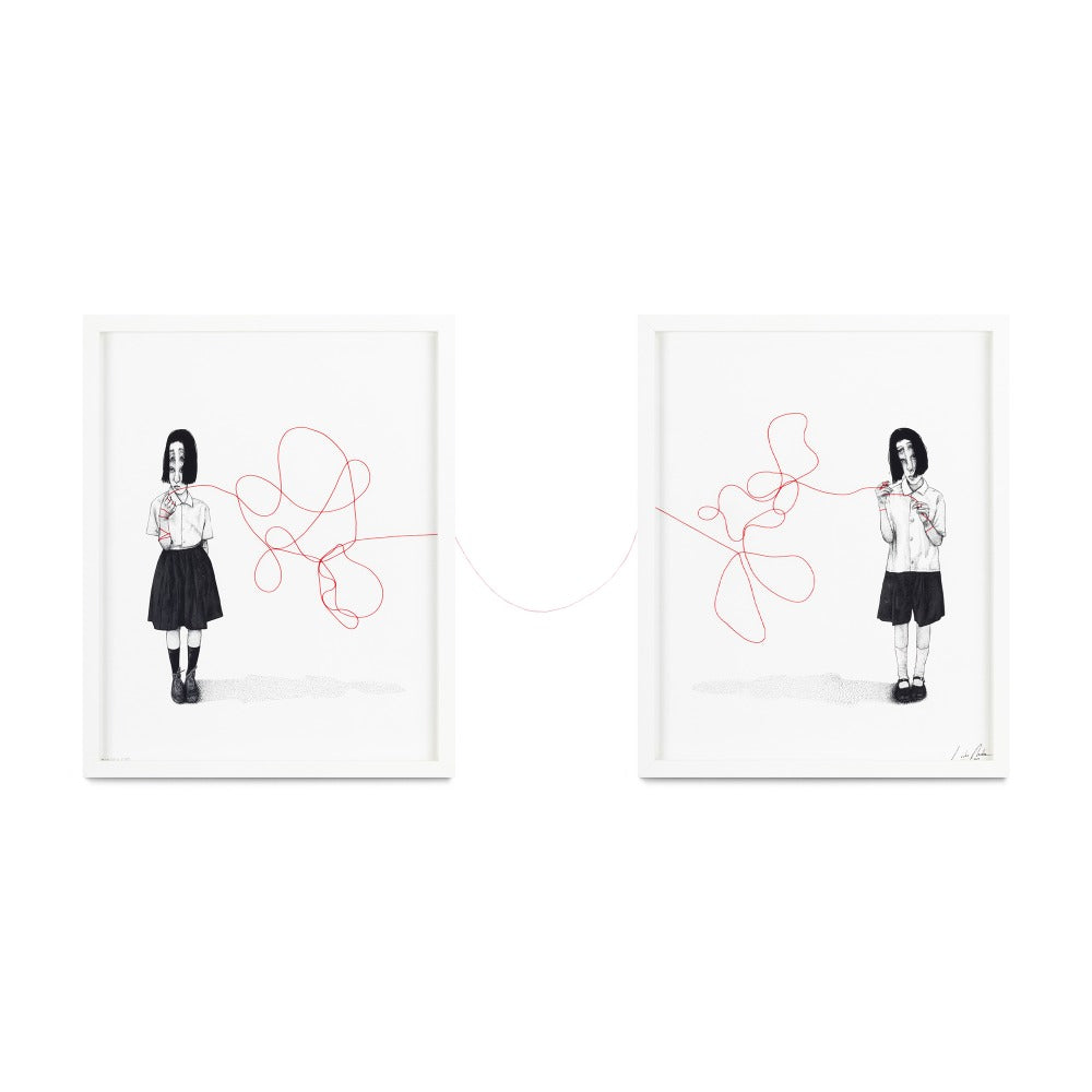 Mom Said White Frame