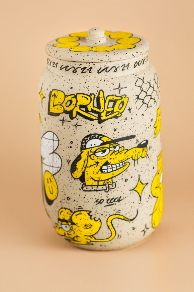 Street Dog - Lidded Jar, 2025