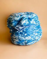 Bolsón Macizo Azul Y Blanco, 2025