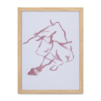 Gesto Del Cuerpo I Wood Frame, 2025