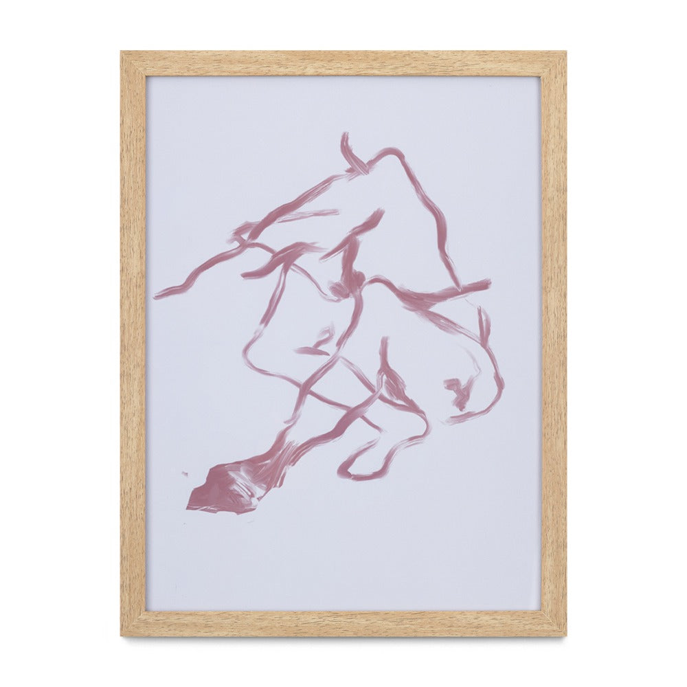 Gesto Del Cuerpo I Wood Frame, 2025