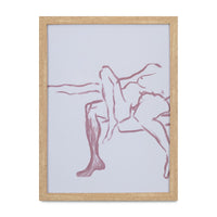 Gesto del Cuerpo II Wood Frame, 2025